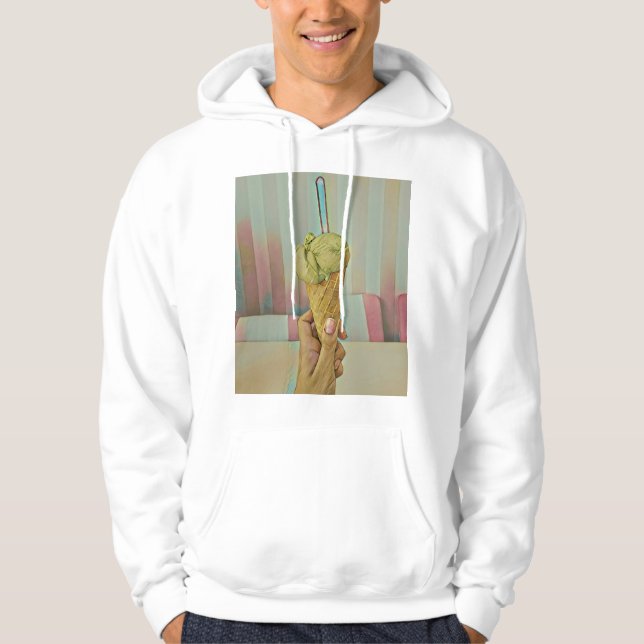 Chocolate ice cream hoodie (Front)