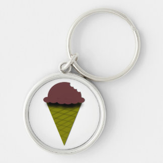 Chocolate Ice Cream Keychain