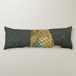 Chocolate ice cream lover gift body pillow
