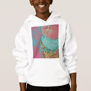 Chocolate ice cream lover gift hoodie