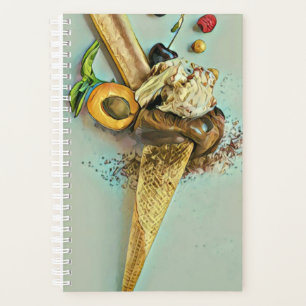 Chocolate ice cream lover gift planner