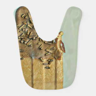 Chocolate ice cream popsicle baby bib