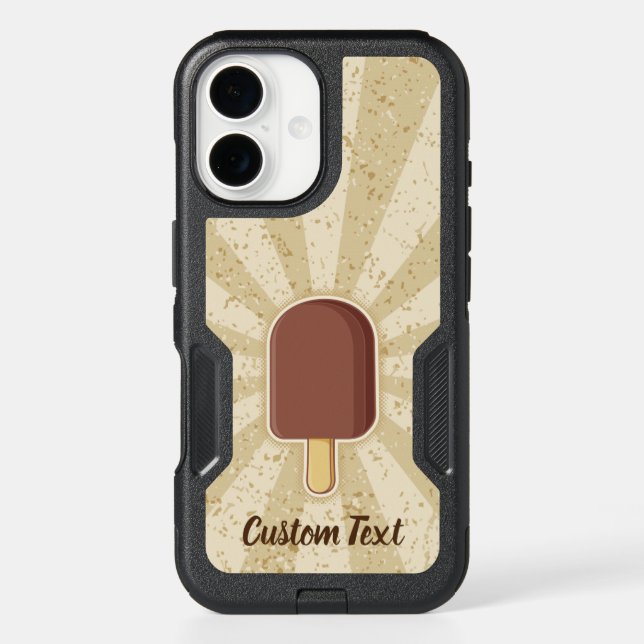 Chocolate Ice Cream Stick Otterbox iPhone Case (Back)