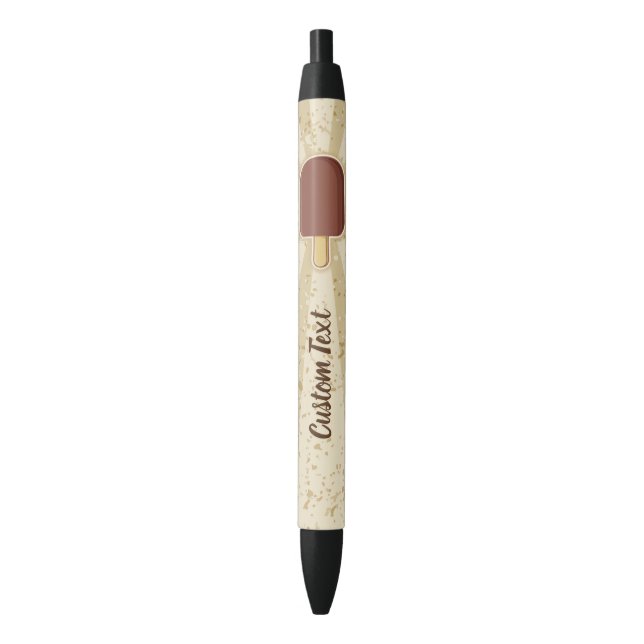 Chocolate Ice Cream Stick Pen (Front Vertical)