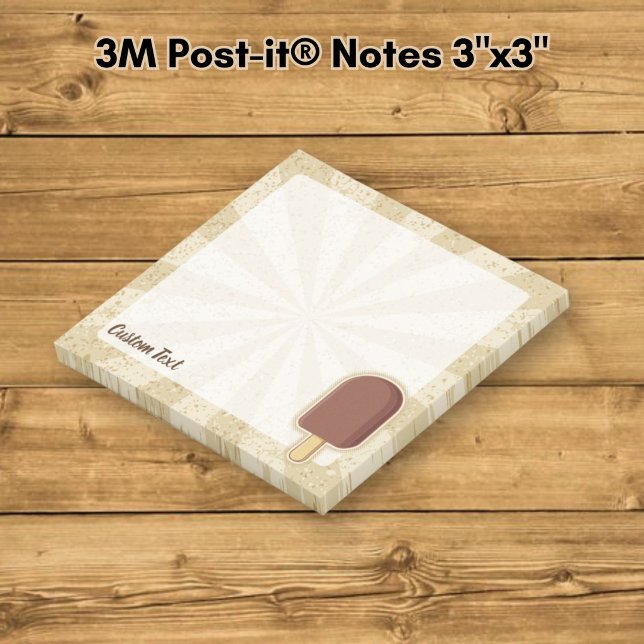 Chocolate Ice Cream Stick Post-it Notes (Creator Uploaded)