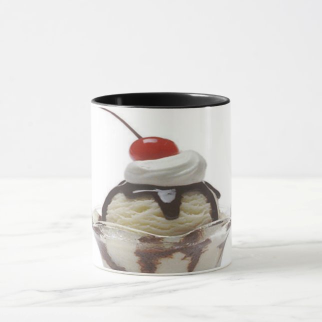 Chocolate Ice Cream Sundae Mug (Center)