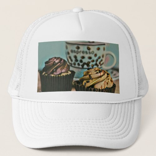 Chocolate ice cream trucker hat