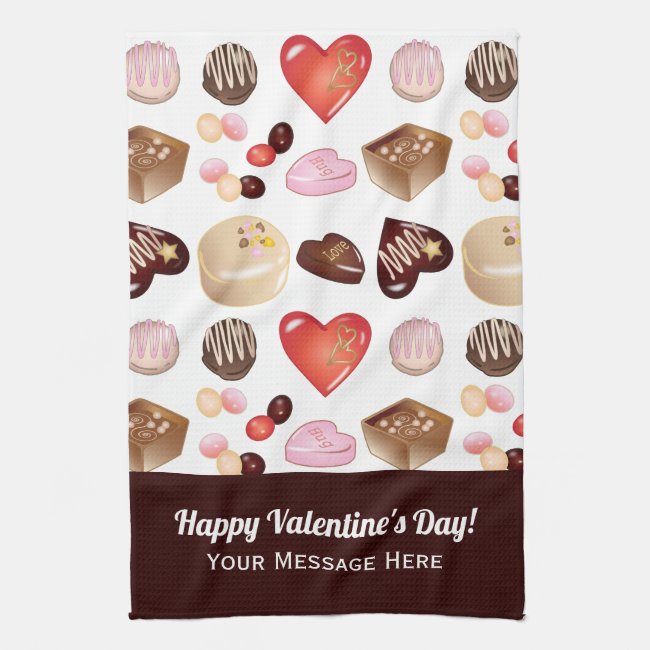 Chocolate Illustration Modern Valentine's Day