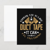 Chocolate Is Like Duct Tape It Can Fix Anything (Front/Back)