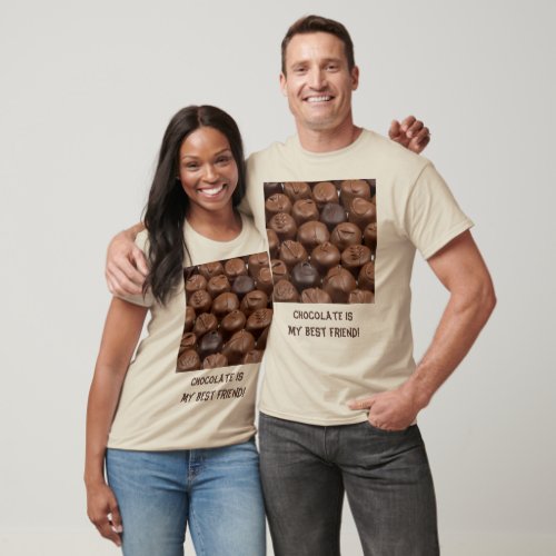 Chocolate Is My Best Friend Truffles Unisex T_Shirt