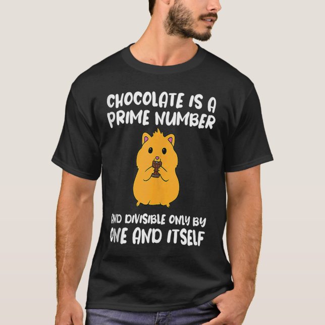 Chocolate Is Prime Number T-Shirt (Front)