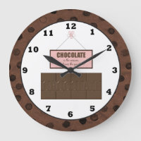 Chocolate Is The Answer what is the ? Wall clock