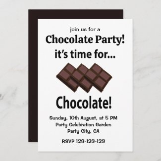 Chocolate It's Time For Chocolate Party