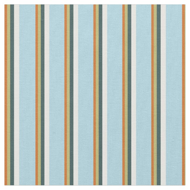 Chocolate, Khaki, Gray, Mint Cream & Light Blue Fabric (Close Up)