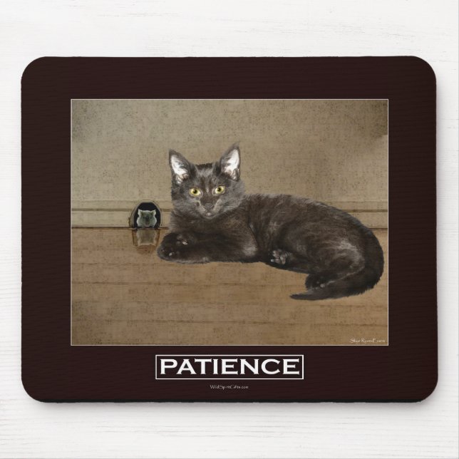 Chocolate Kitten Fun Motivational Mousepad (Front)