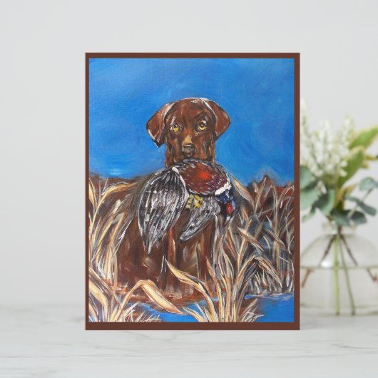 CHOCOLATE LAB (Standing Front)