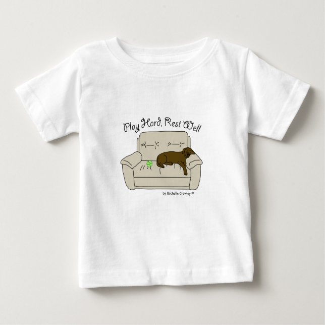 chocolate lab baby T-Shirt (Front)
