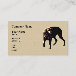 Chocolate Lab Business Card