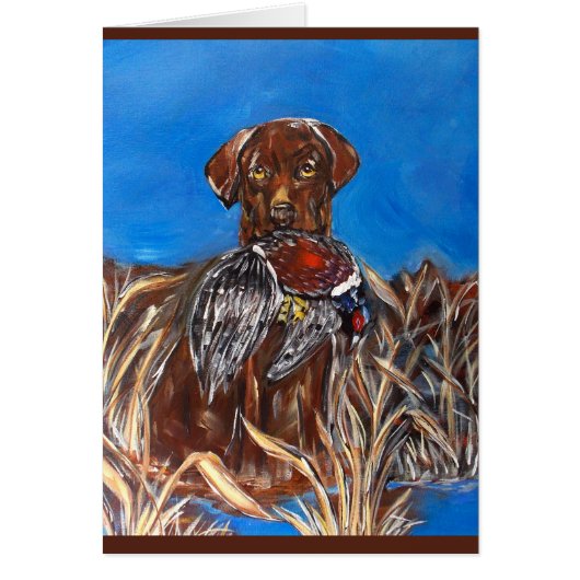 CHOCOLATE LAB CARDS (Front)