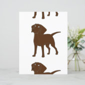 chocolate lab cartoon full 3 (Standing Front)