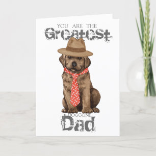 Chocolate Lab Dad Card