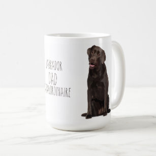 Chocolate Lab Dad - Labrador Dad Extraordinaire Coffee Mug