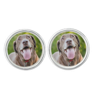 Chocolate Lab Dog Cufflinks