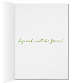 Chocolate Lab In California Poppy Patch Photograph (Inside (Right))