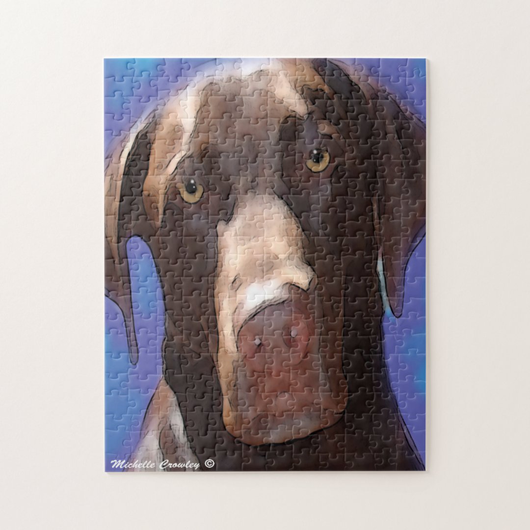 chocolate lab jigsaw puzzle Zazzle
