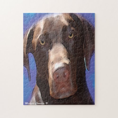 chocolate lab jigsaw puzzle