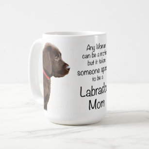 Chocolate Lab - Labrador Mom Coffee Mug