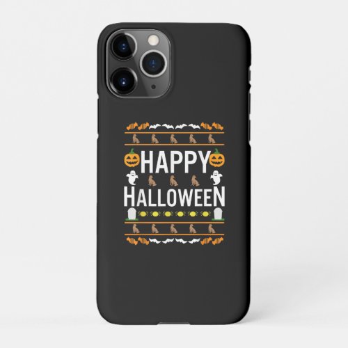Chocolate Lab Lazy Ugly Costume Dog Lovers iPhone 11Pro Case