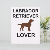 chocolate lab lover scrapbooking (Standing Front)