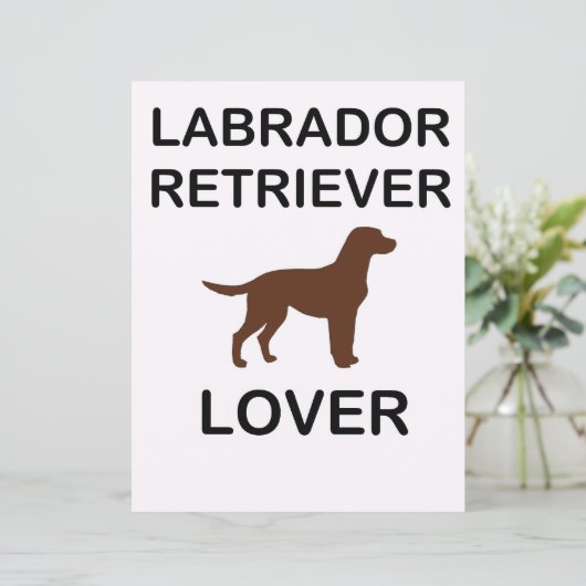 chocolate lab lover scrapbooking (Standing Front)