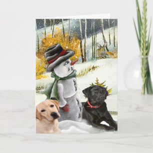 Chocolate Lab Loves Christmas Cards