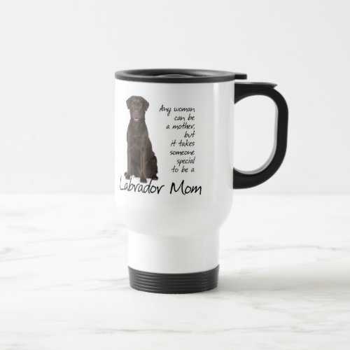 Chocolate Lab Mom Travel Mug