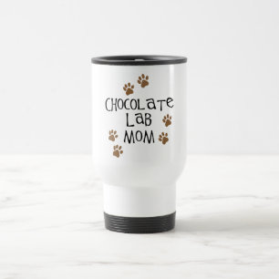 Chocolate Lab Mom Travel Mug