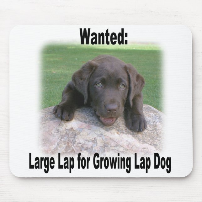 Chocolate Lab Mouse Pad (Front)
