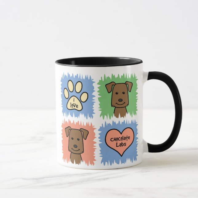 Chocolate Lab Mug (Right)