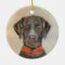 Chocolate Lab Ornament Dog Christmas Labrador