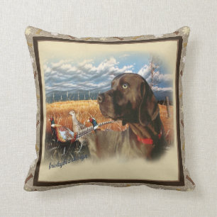 Chocolate Lab Pillow