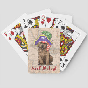 Chocolate Lab Pirate Poker Cards