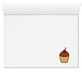 Chocolate Lab Puppy Heart Cartoon (Inside Horizontal (Bottom))