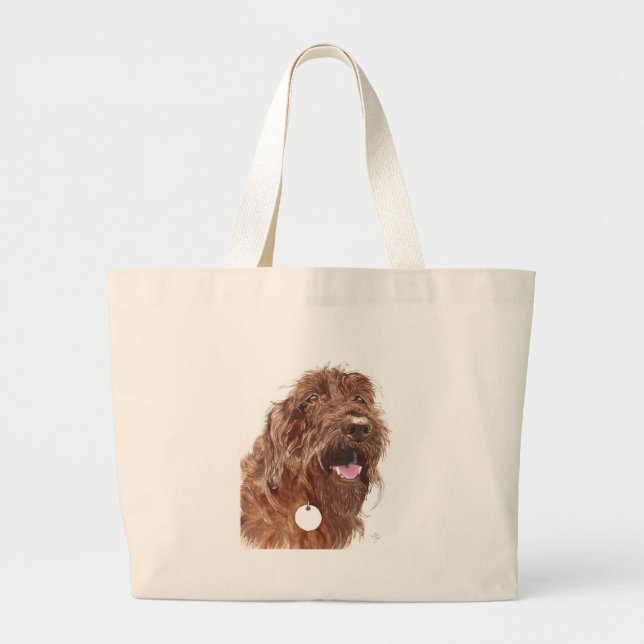 Chocolate Labradoodle #1 Bag (Front)