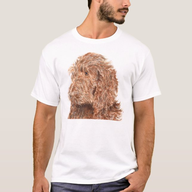 Chocolate Labradoodle #2 T-shirt (Front)