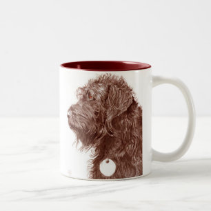 Chocolate Labradoodle Mug