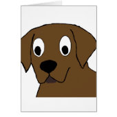 chocolate labrador cartoon (Front)