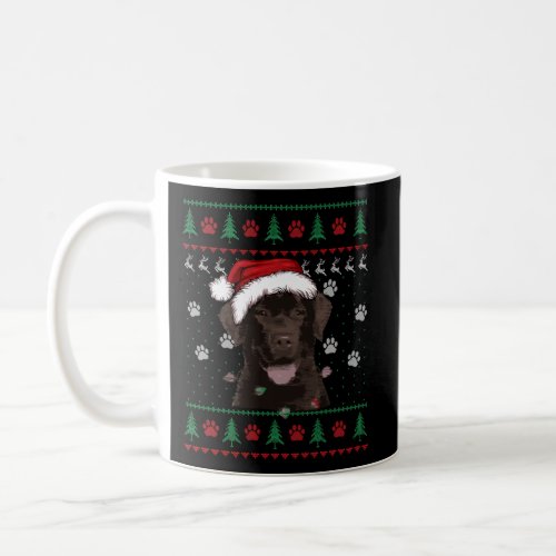 Chocolate Labrador Christmas Ugly Sweater Lab Dog  Coffee Mug