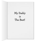 Chocolate Labrador Daddy Cards (Inside (Right))