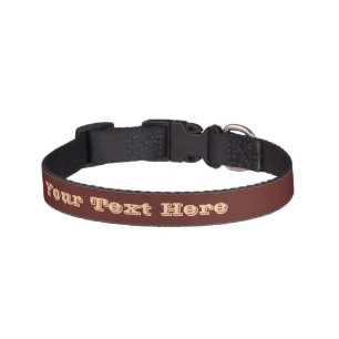 Chocolate Labrador Dog Fur Brown Solid Color Pet Collar